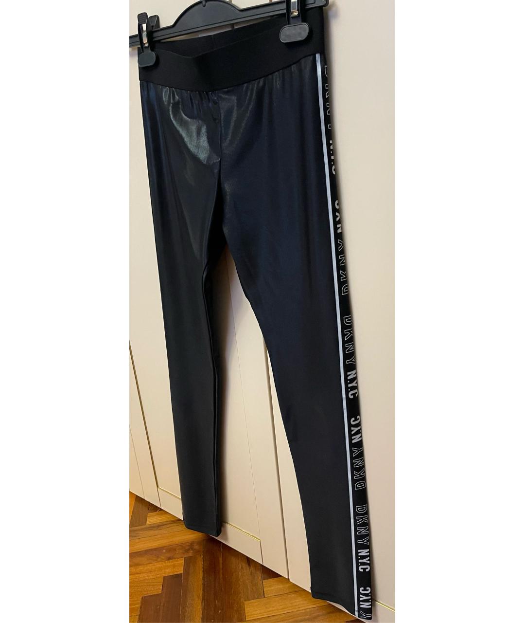 DKNY Черные полиэстеровые брюки и шорты, фото 2