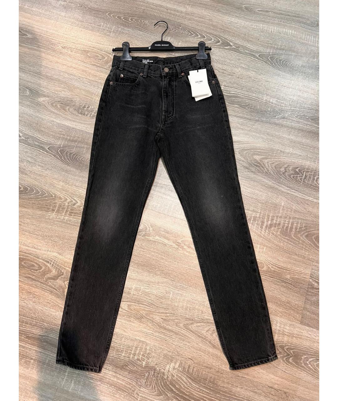 CELINE PRE-OWNED Черные прямые джинсы, фото 2
