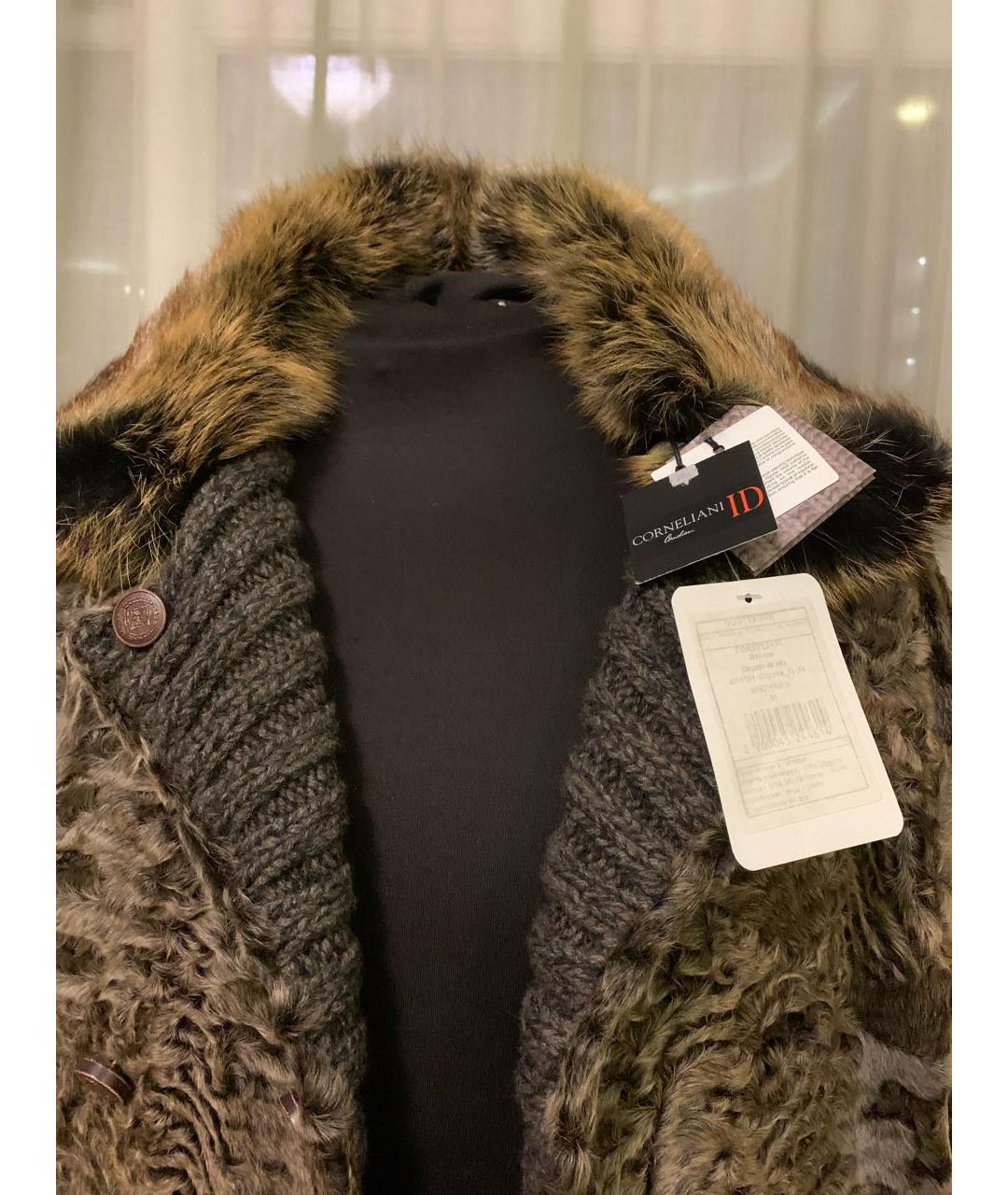 CORNELIANI Коричневая меховая куртка, фото 4