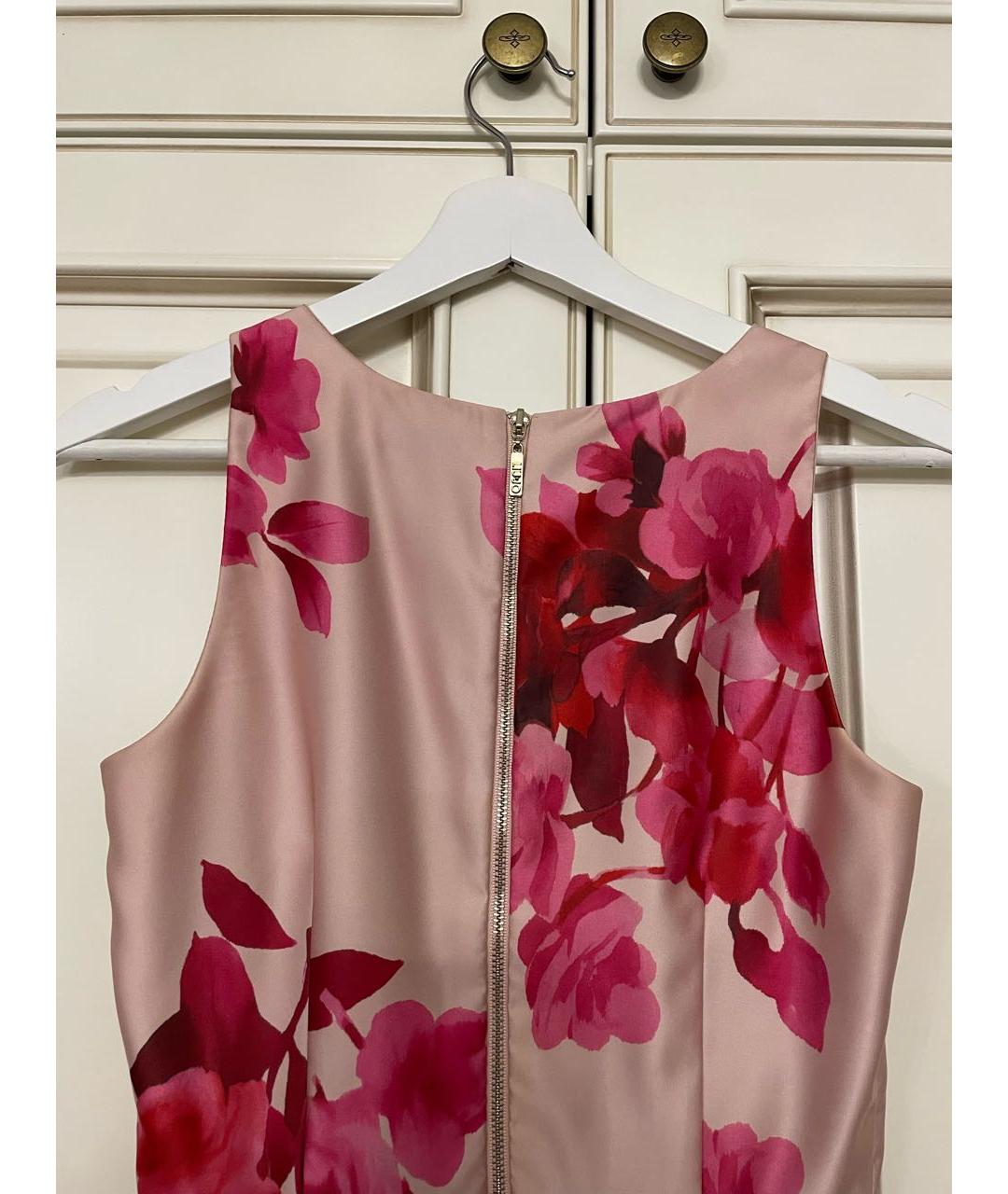 LIU JO Розовое полиэстеровое коктейльное платье, фото 3