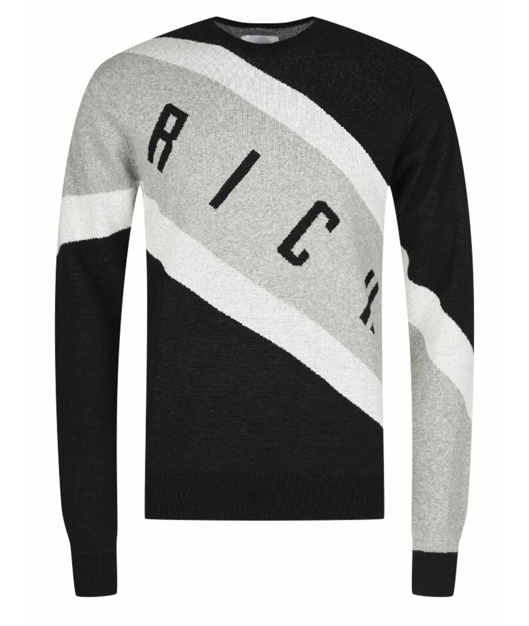 JOHN RICHMOND Серый хлопковый джемпер / свитер, фото 1