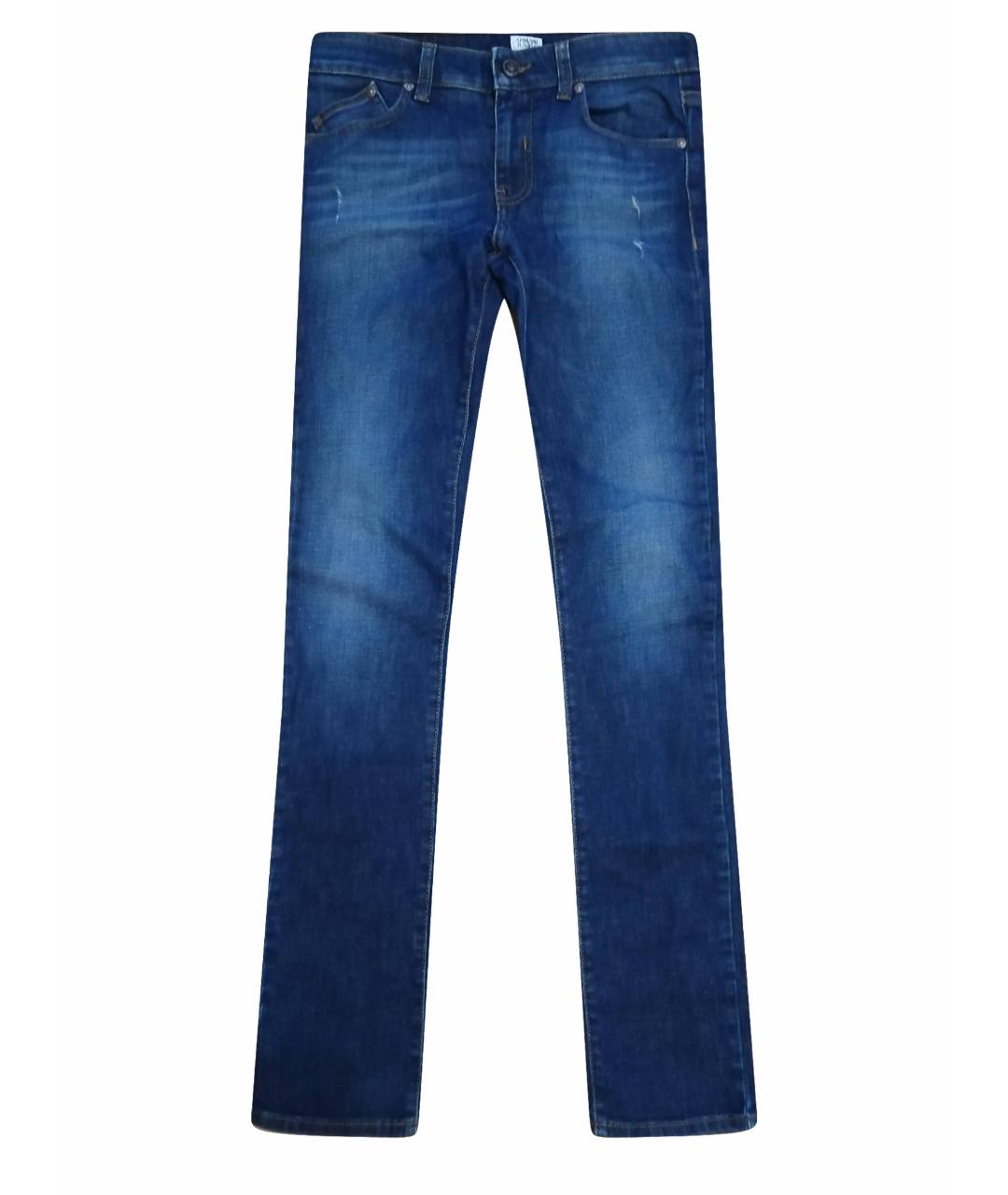 ARMANI JUNIOR Темно-синие хлопковые детские джинсы, фото 1