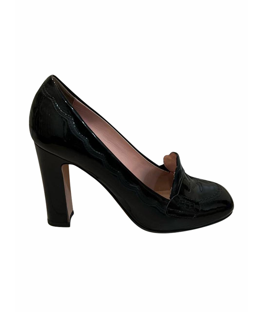 RED VALENTINO Черные туфли из лакированной кожи, фото 1
