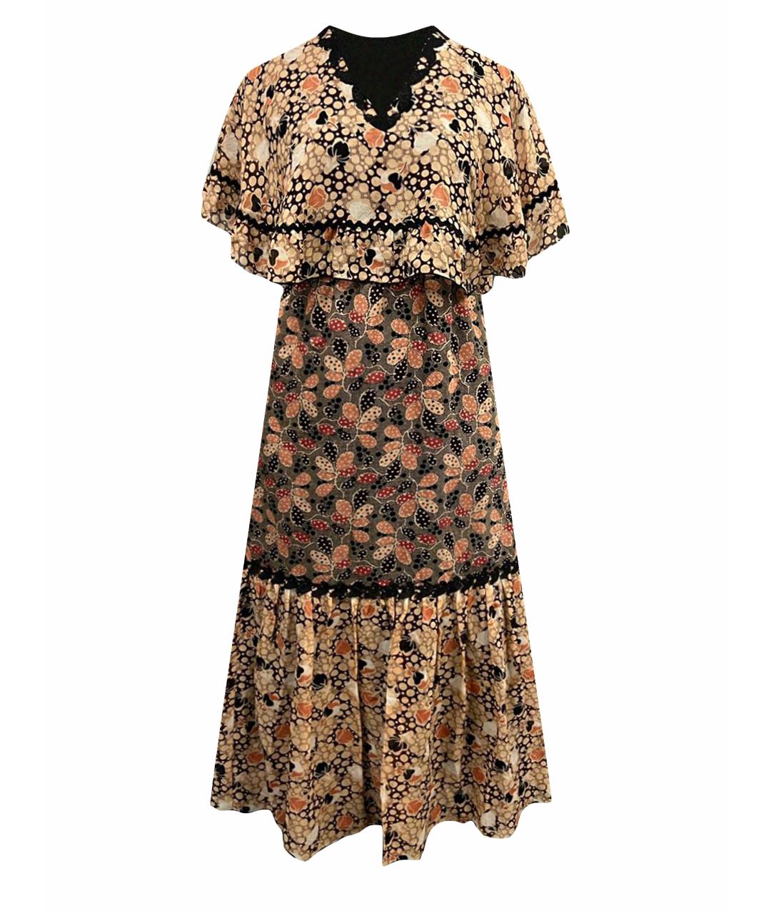 ANNA SUI Мульти вискозное платье, фото 1
