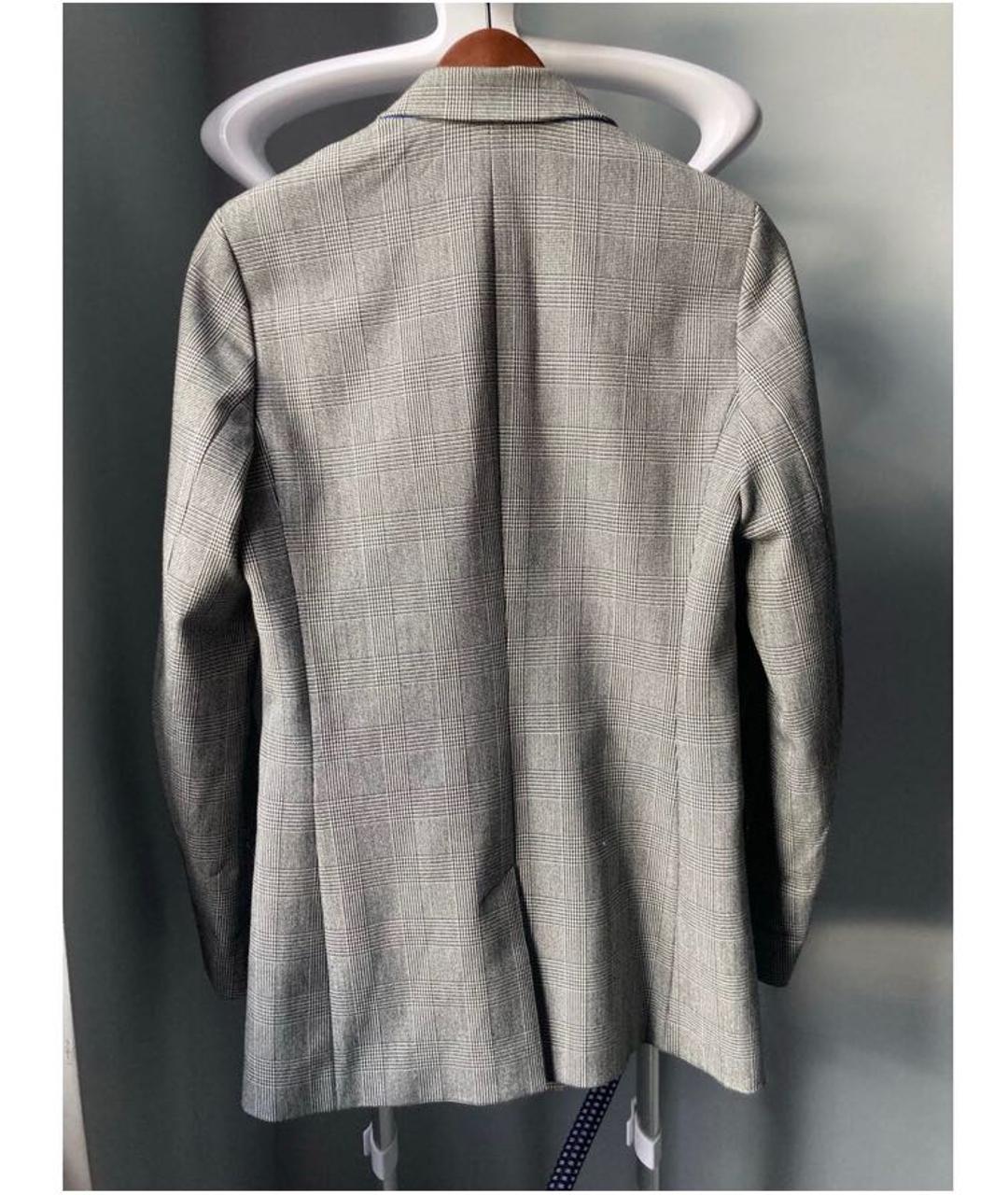 HILFIGER COLLECTION Серый хлопковый жакет/пиджак, фото 2