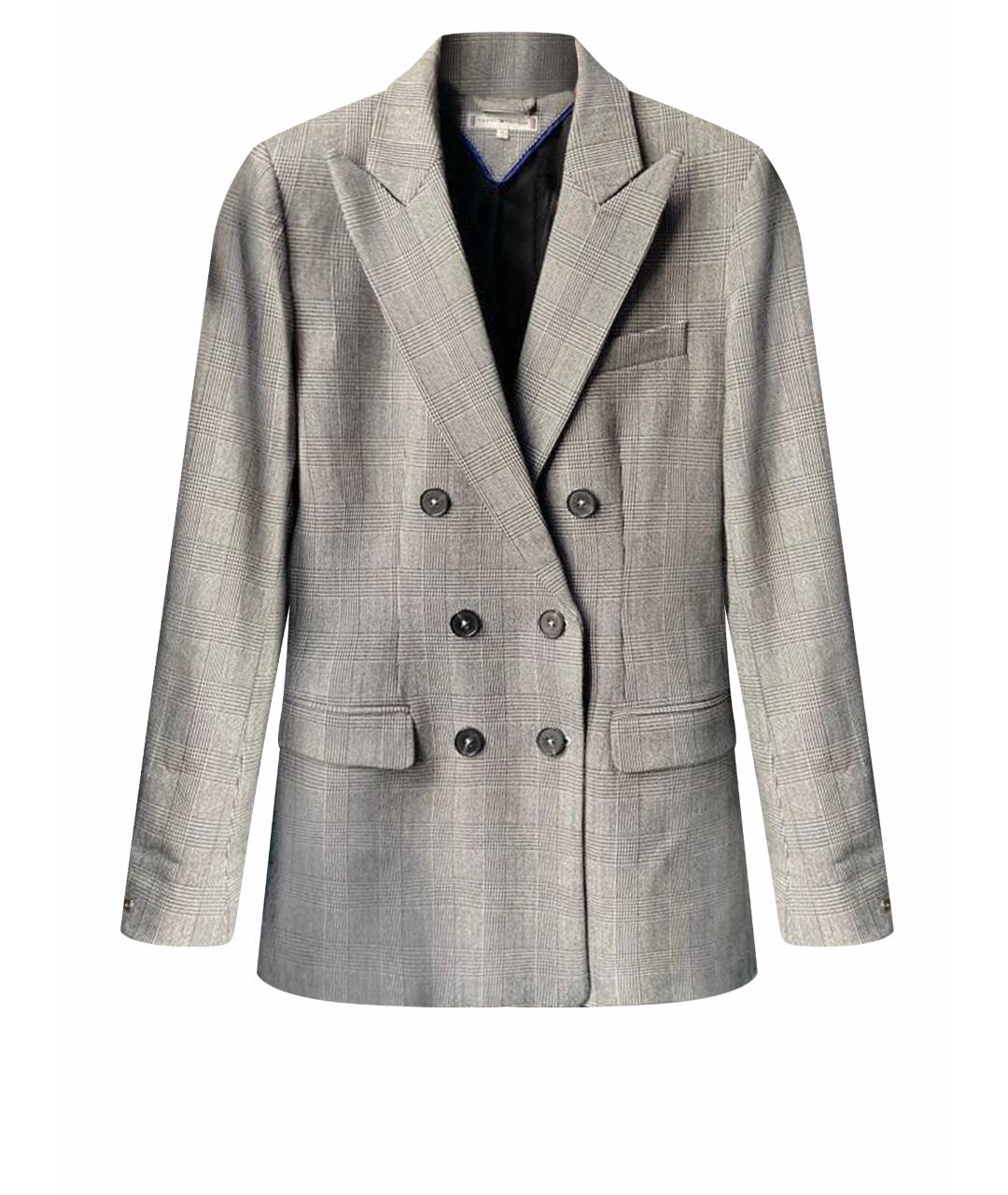 HILFIGER COLLECTION Серый хлопковый жакет/пиджак, фото 1