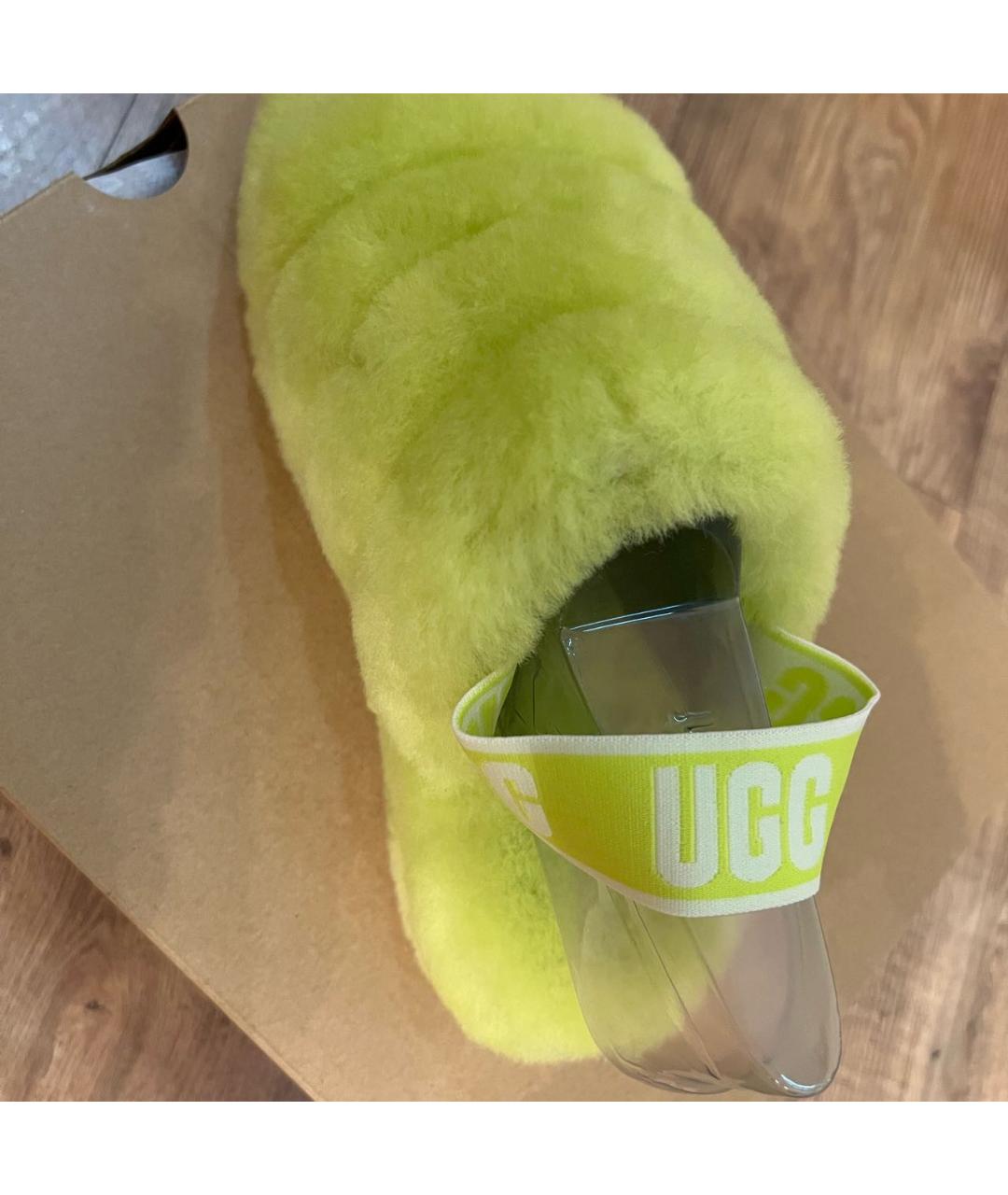 UGG AUSTRALIA Салатовые сандалии, фото 3