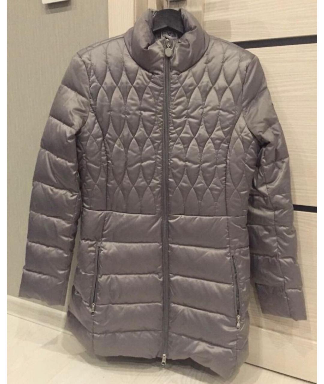 EMPORIO ARMANI Серый полиэстеровый пуховик, фото 3
