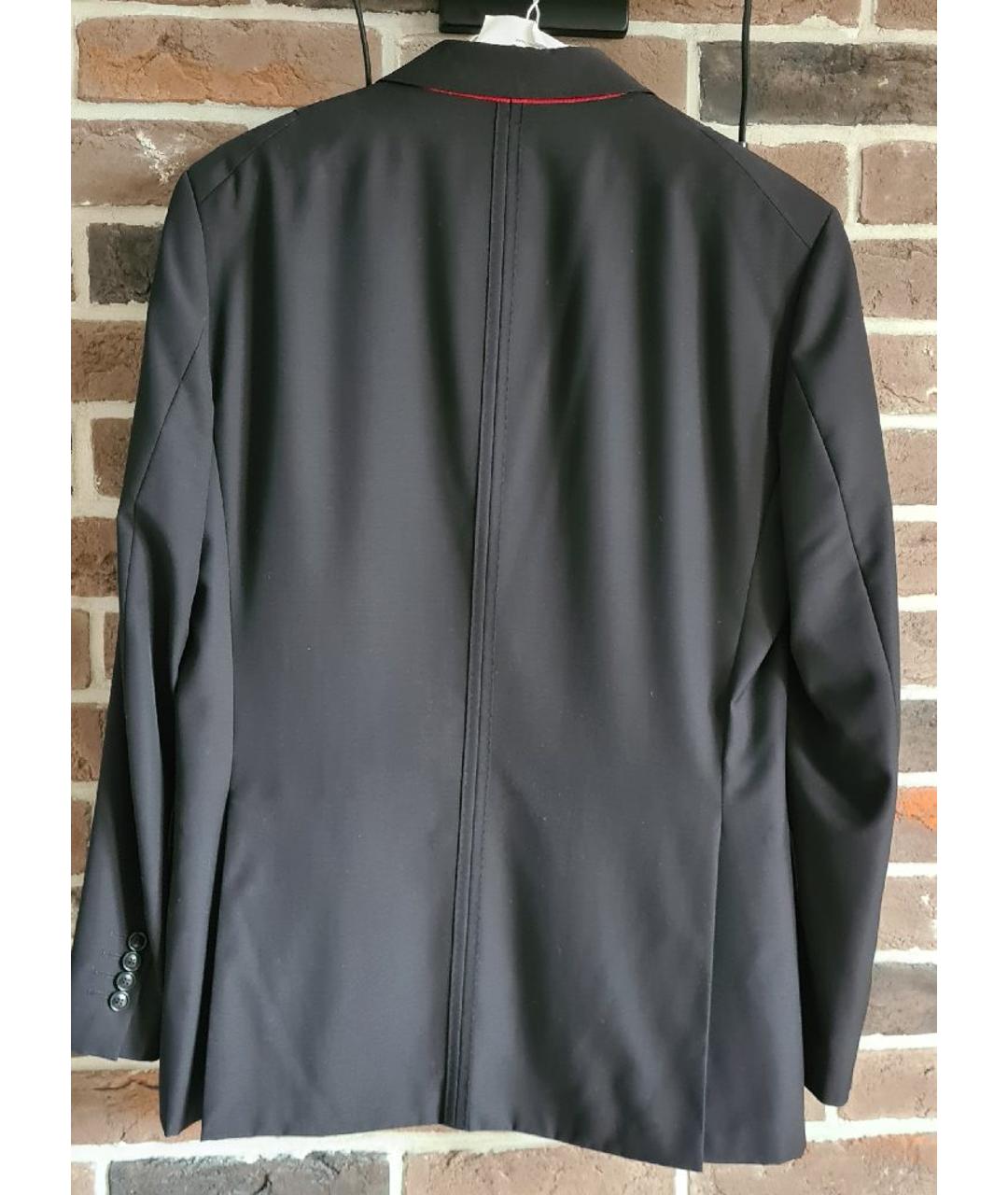 KENZO Черный шерстяной пиджак, фото 2