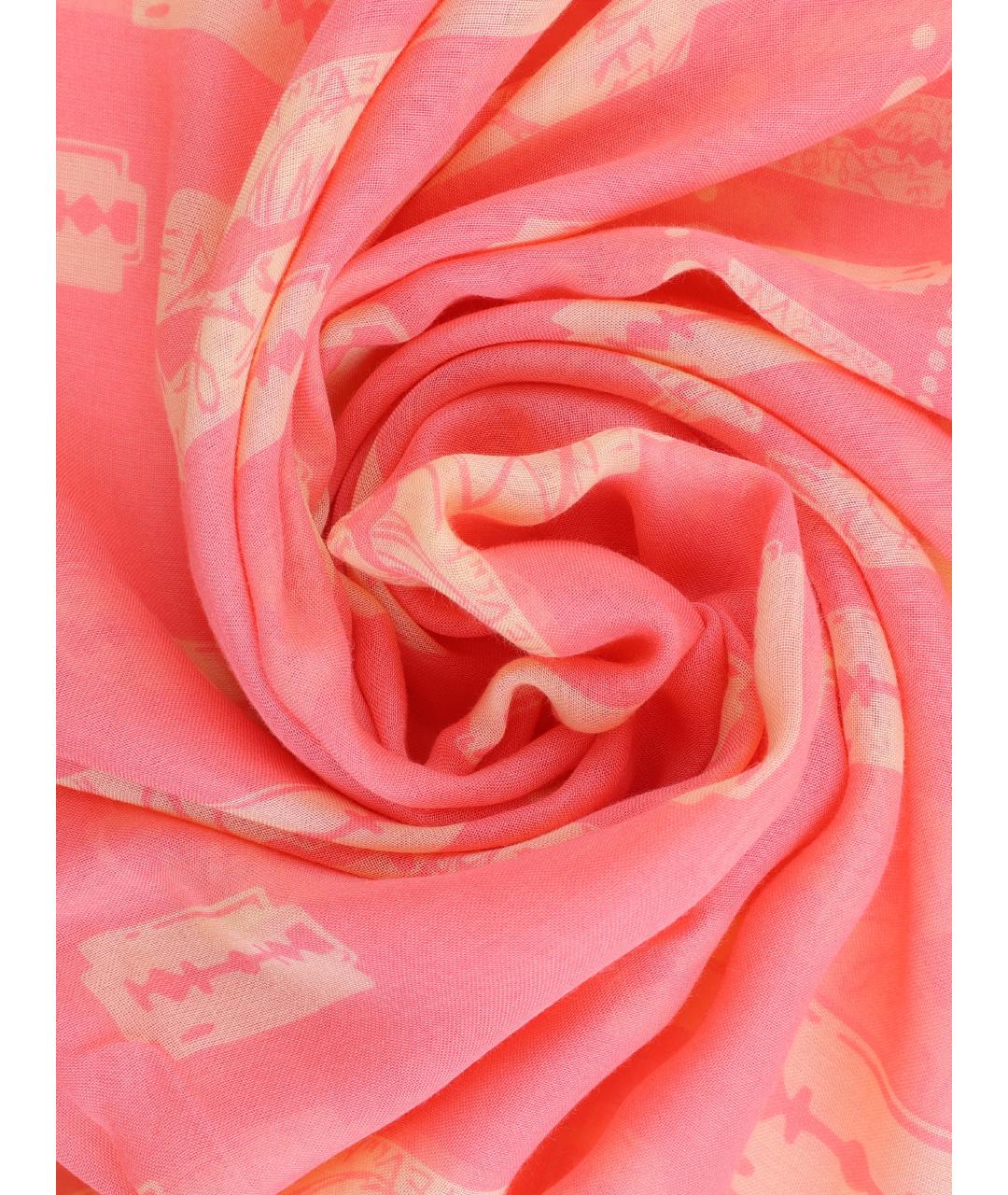 ALEXANDER MCQUEEN Розовый платок, фото 2