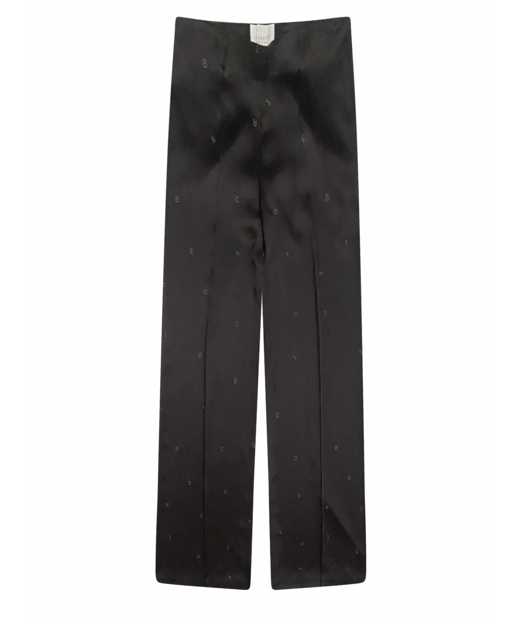 ICEBERG Черные шелковые брюки широкие, фото 1