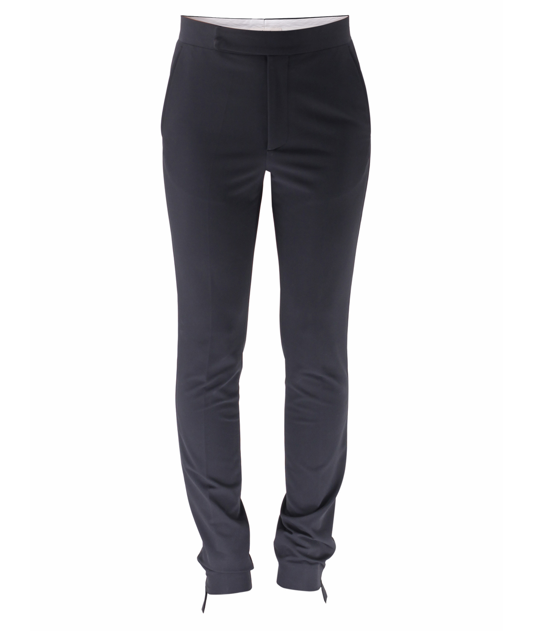CELINE PRE-OWNED Черные полиэстеровые брюки узкие, фото 1