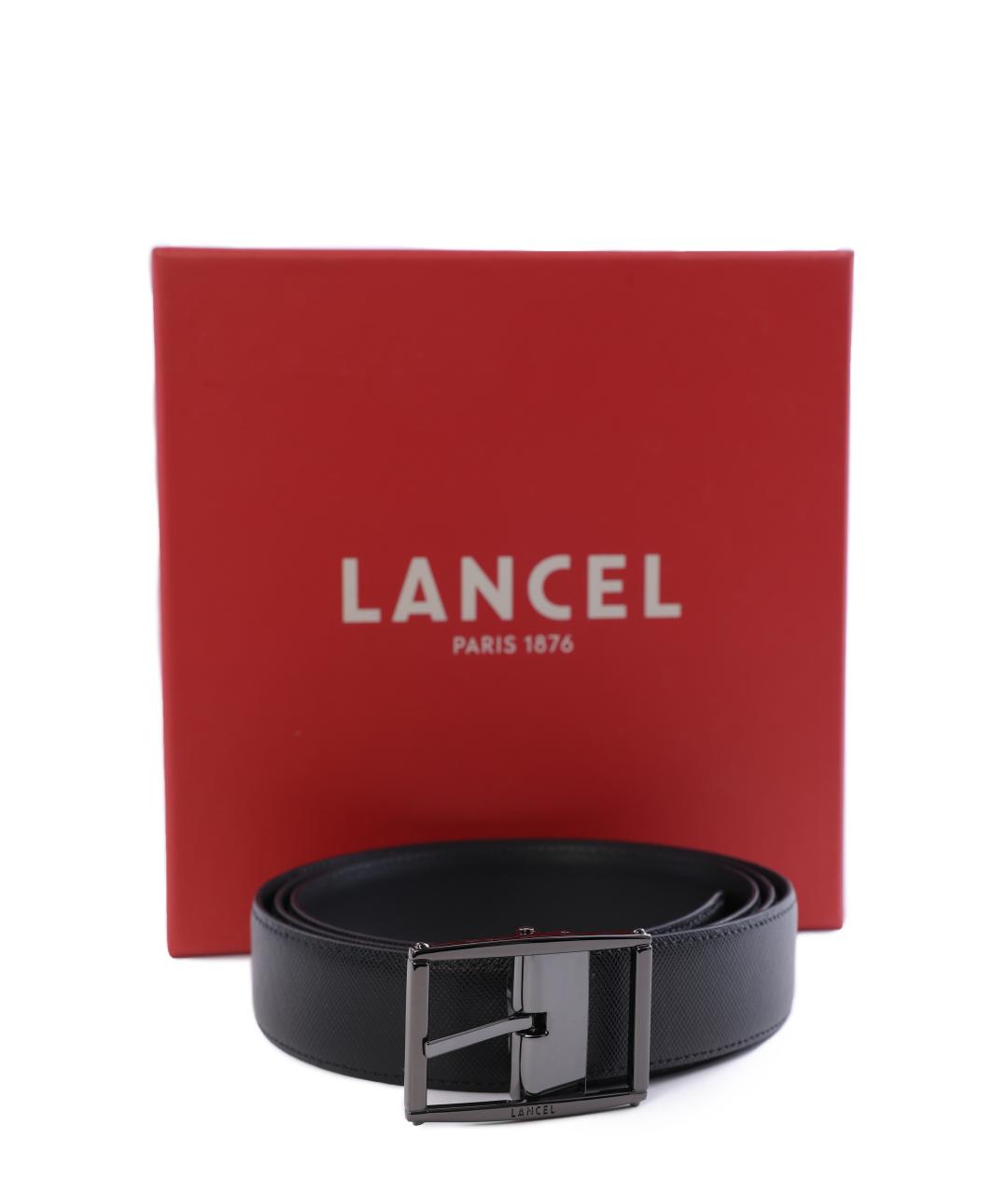 LANCEL Черный ремень, фото 2