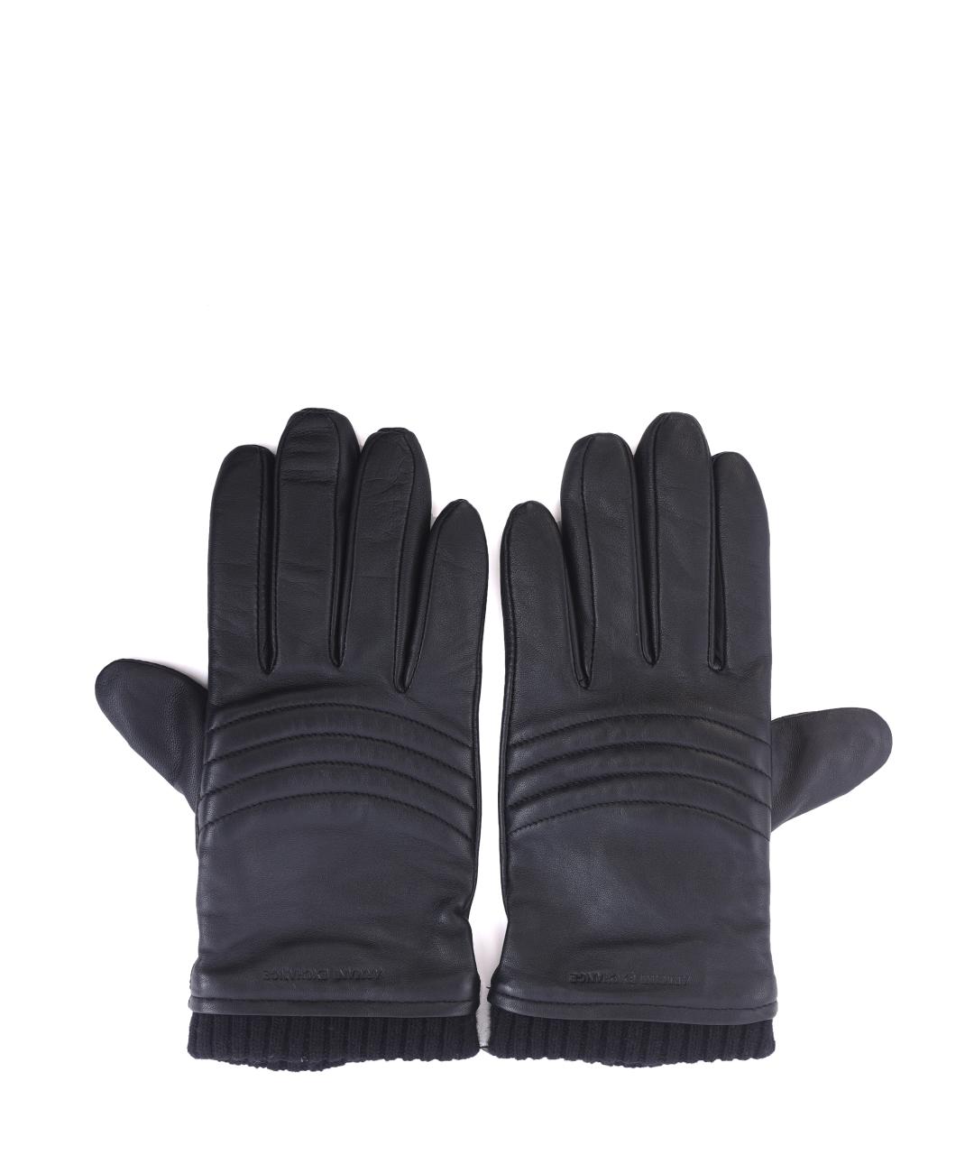 ARMANI EXCHANGE Черные перчатки, фото 3