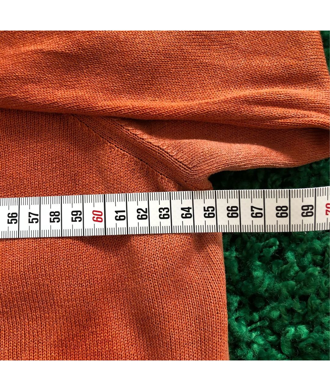 LORO PIANA Оранжевый шелковый джемпер / свитер, фото 6
