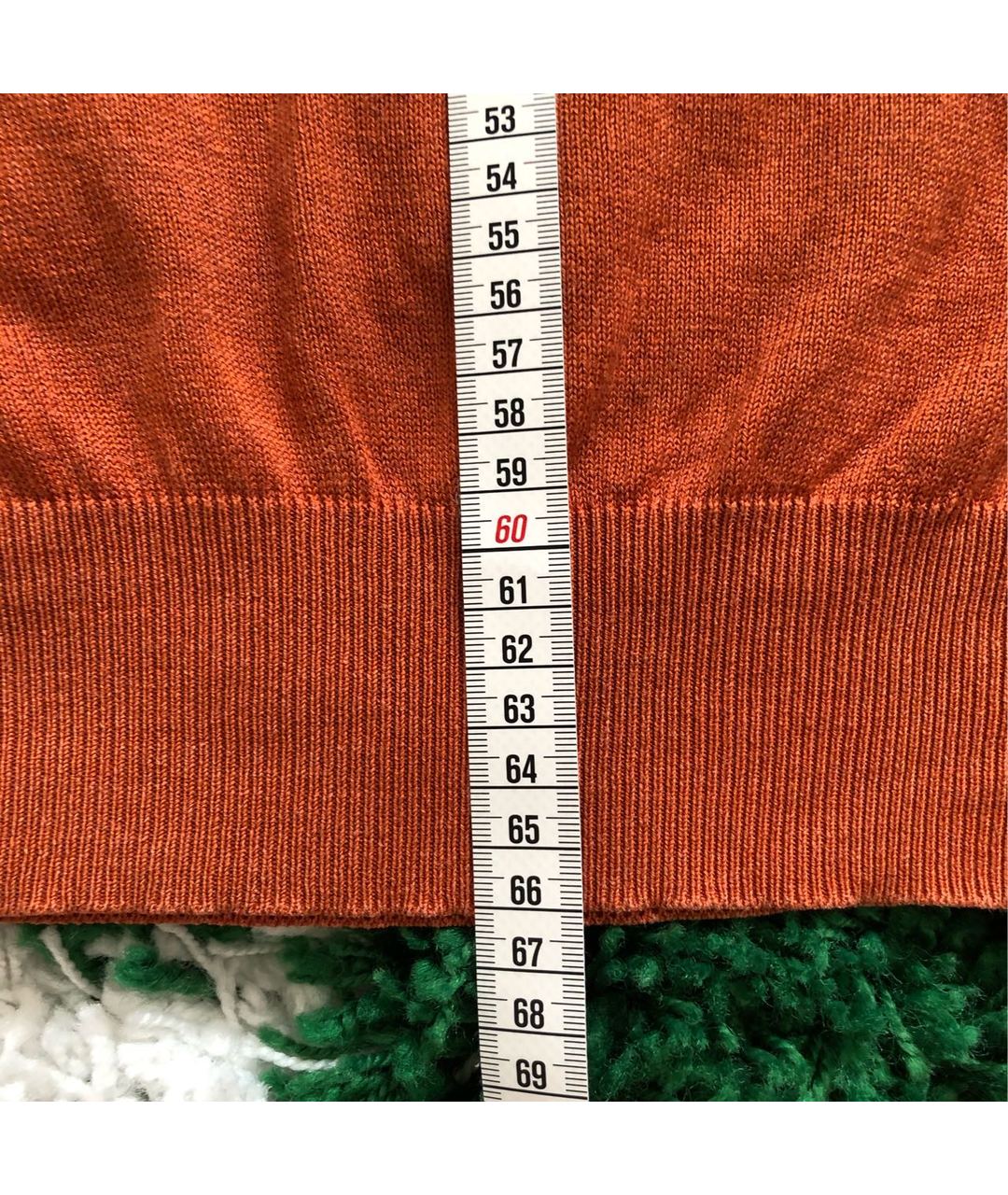 LORO PIANA Оранжевый шелковый джемпер / свитер, фото 8