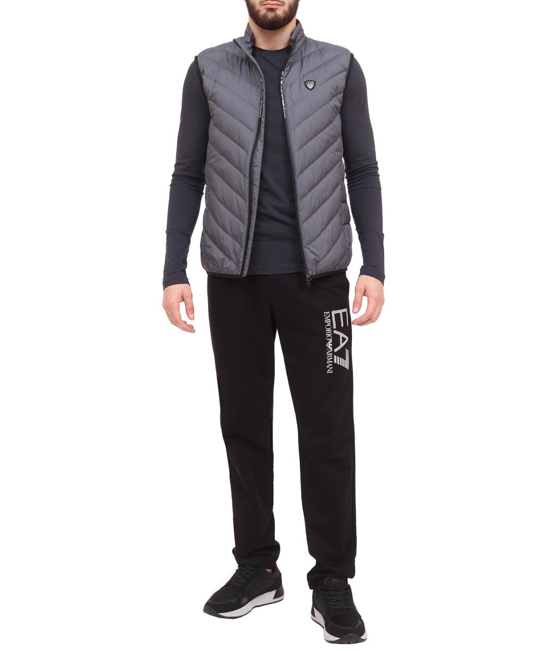 EMPORIO ARMANI Серый жилет, фото 3