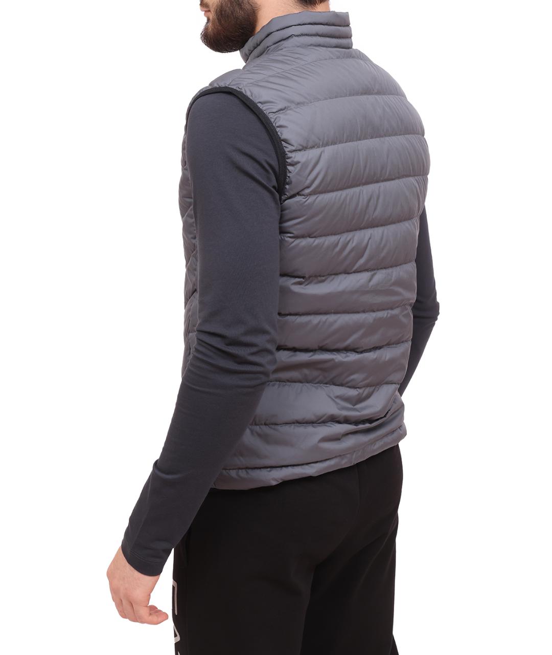 EMPORIO ARMANI Серый жилет, фото 4