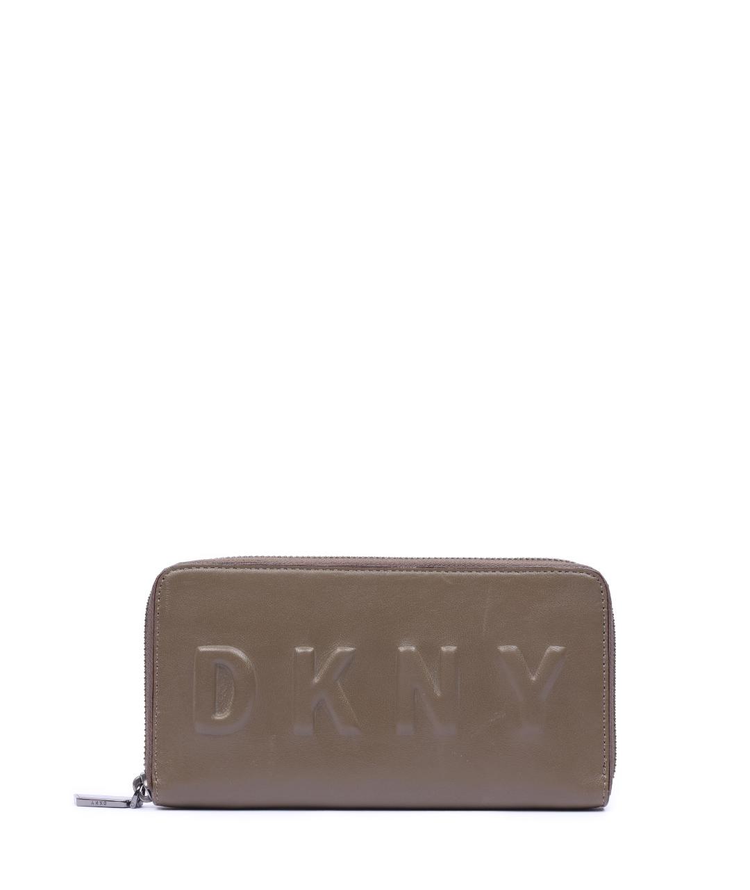 DKNY Хаки кошелек, фото 1