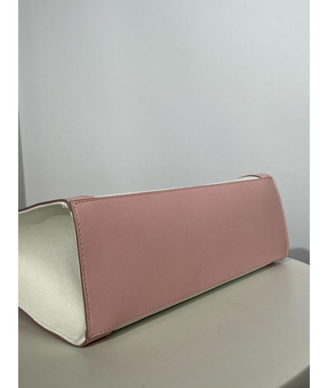 CASABLANCA Розовая тканевая сумка тоут, фото 7