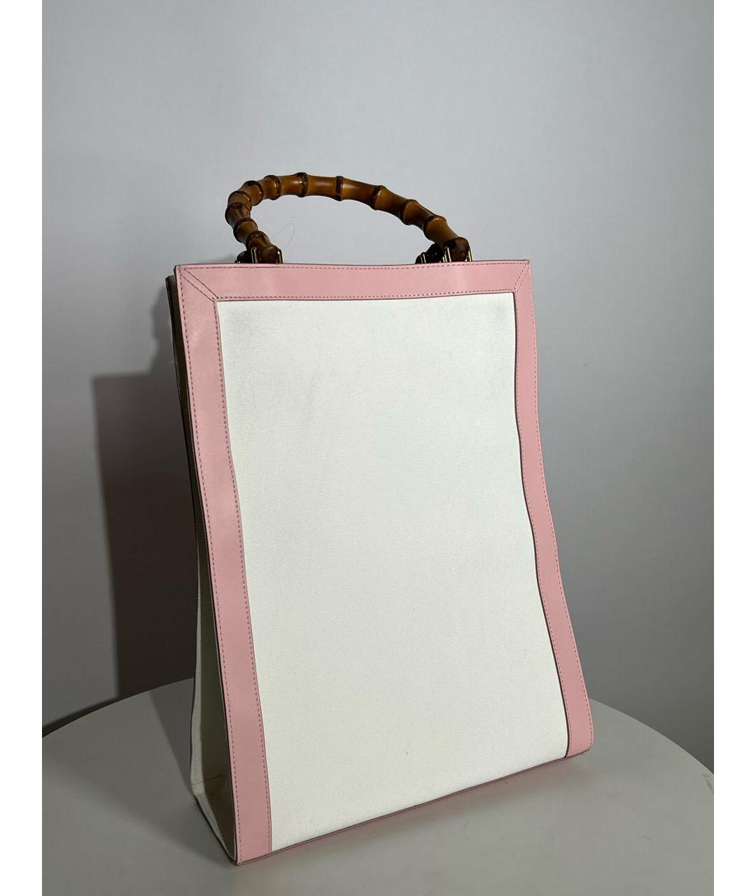 CASABLANCA Розовая тканевая сумка тоут, фото 5