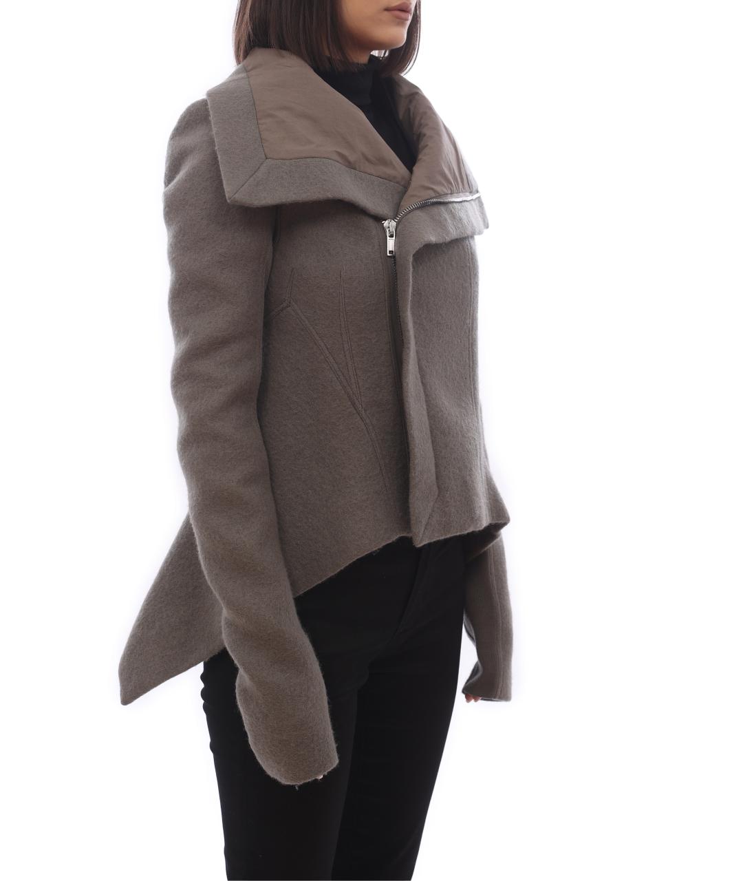 RICK OWENS Серая куртка, фото 2