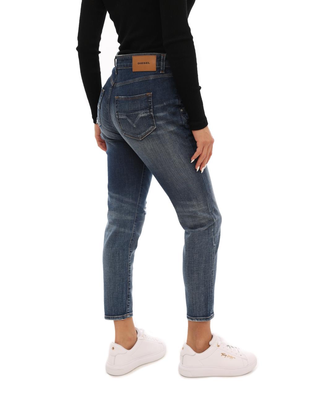 DIESEL Синие джинсы слим, фото 4