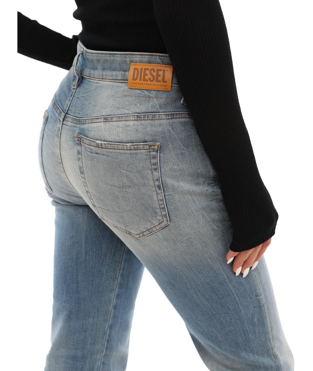 DIESEL Голубые джинсы слим, фото 4