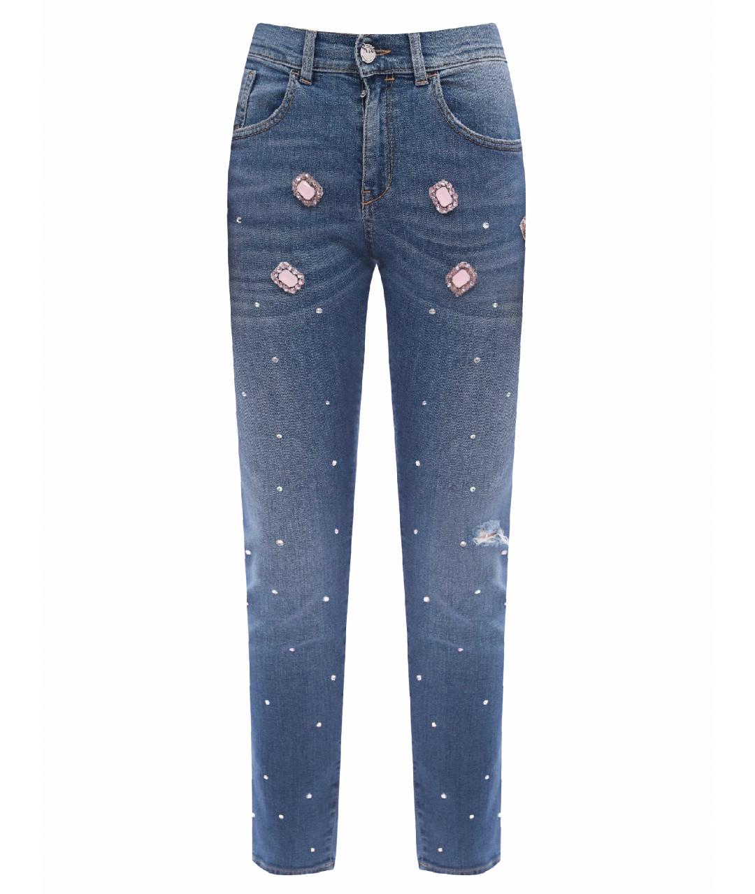 PINKO Синие джинсы слим, фото 1