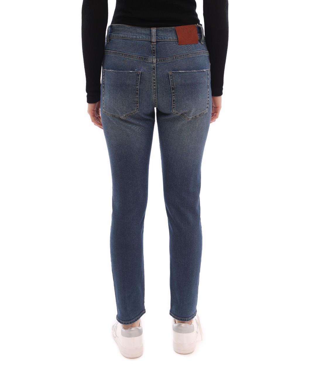 PINKO Синие джинсы слим, фото 5