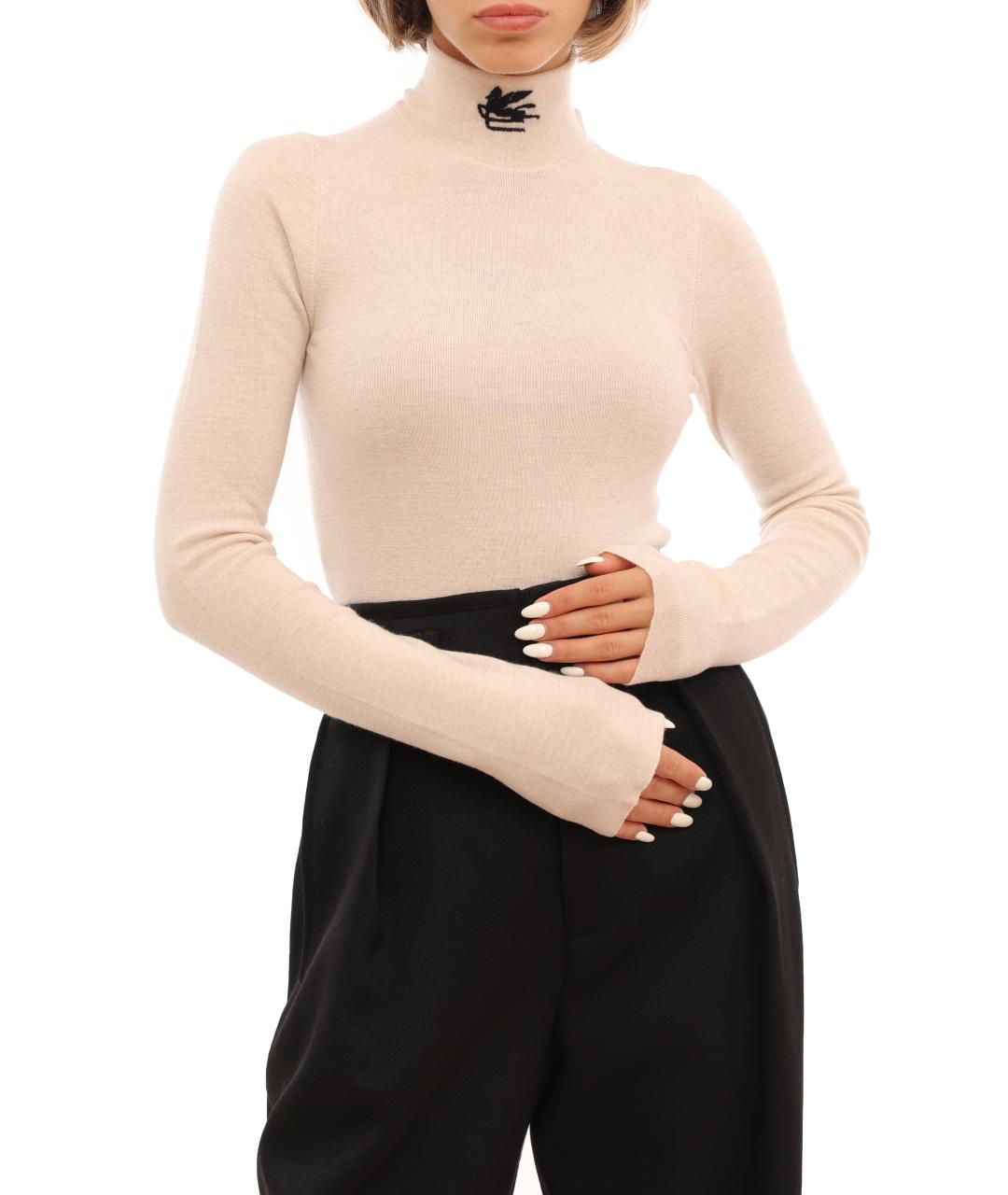 ETRO Белая водолазка, фото 5