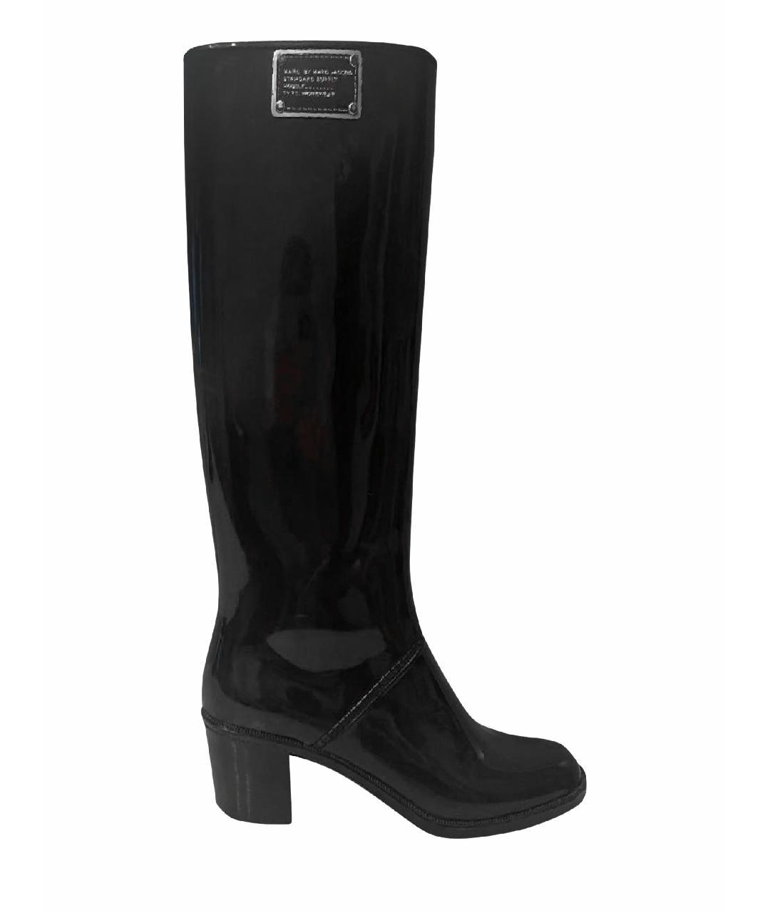 MARC BY MARC JACOBS Черные резиновые сапоги, фото 1