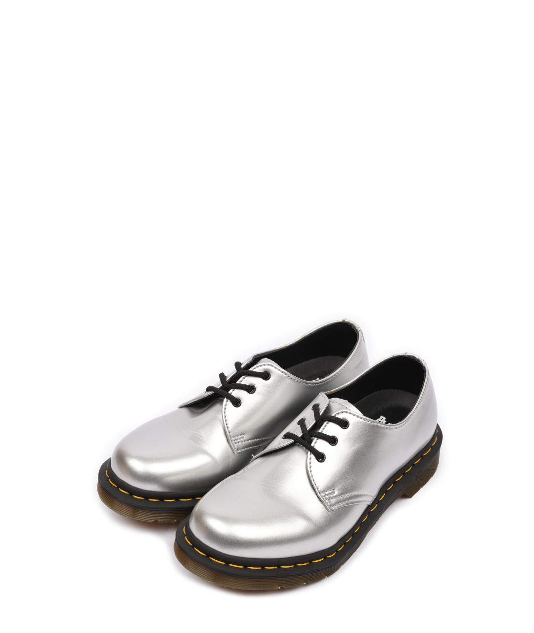 DR. MARTENS Серебряные ботинки, фото 5