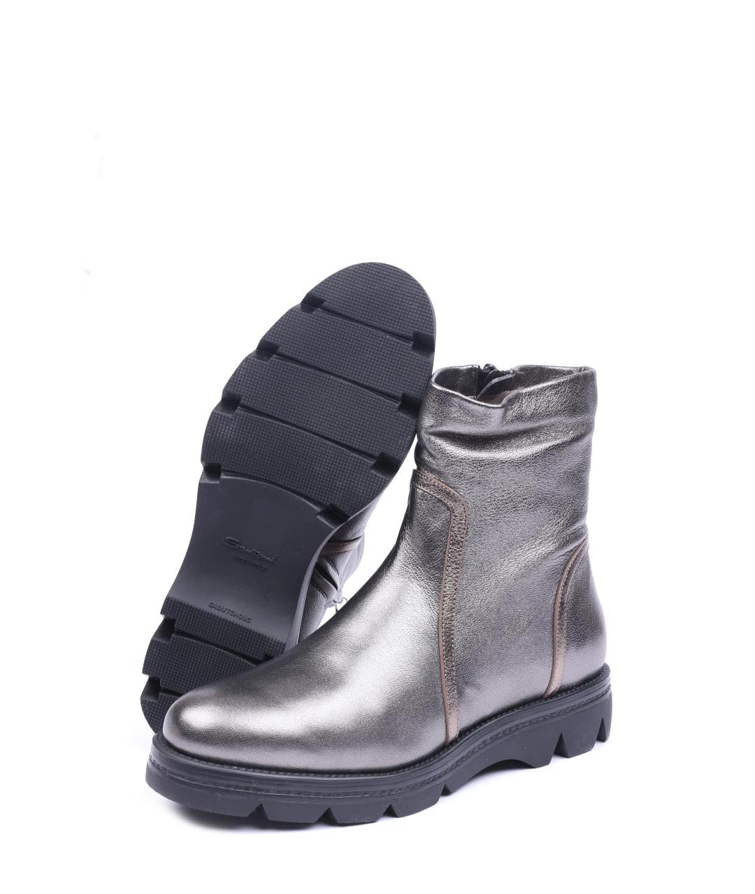 SANTONI Серебряные ботинки, фото 4