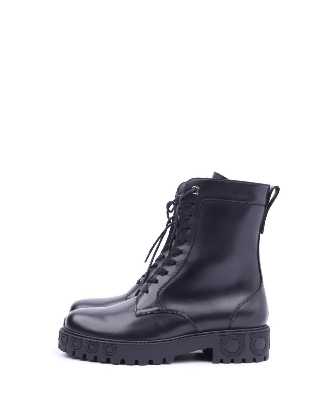 FERRAGAMO Черные ботинки, фото 7