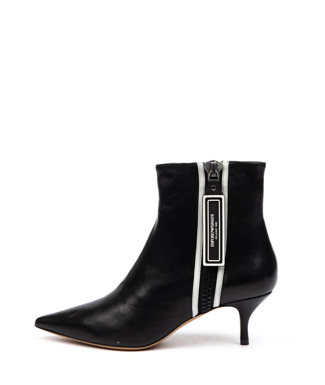 EMPORIO ARMANI Черные ботильоны, фото 7