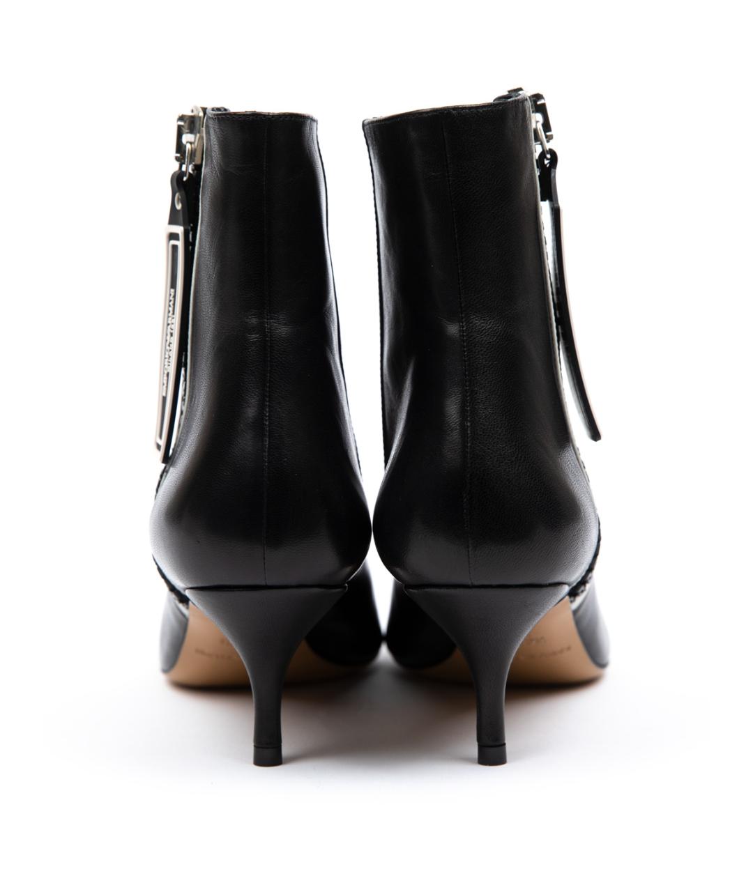 EMPORIO ARMANI Черные ботильоны, фото 4