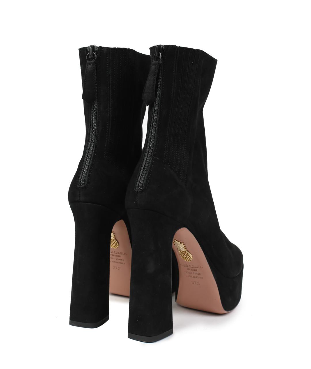 AQUAZZURA Черные ботильоны, фото 3