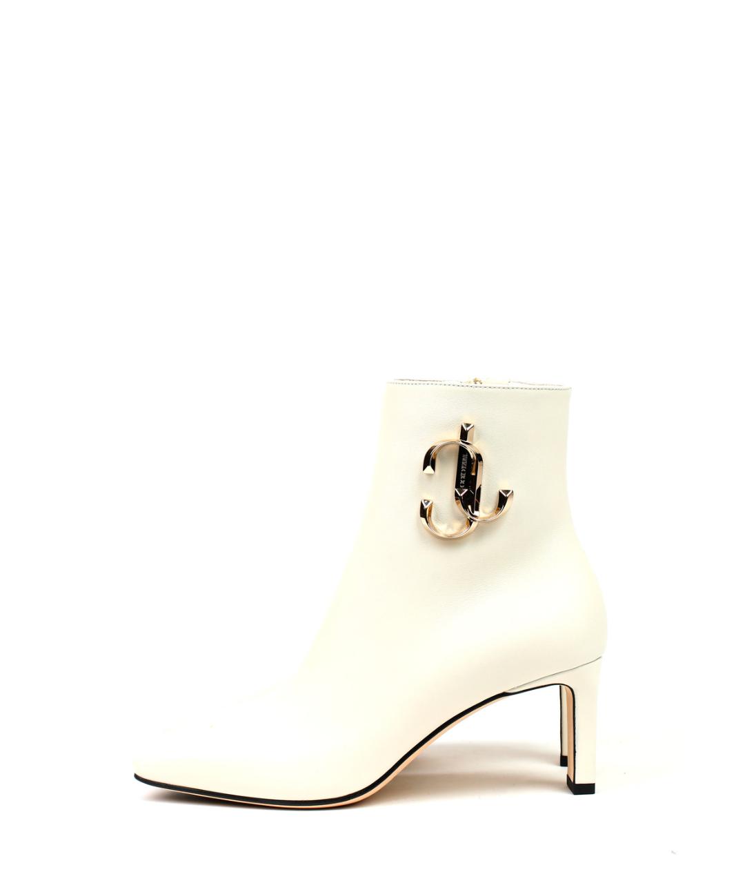 JIMMY CHOO Белые ботильоны, фото 5