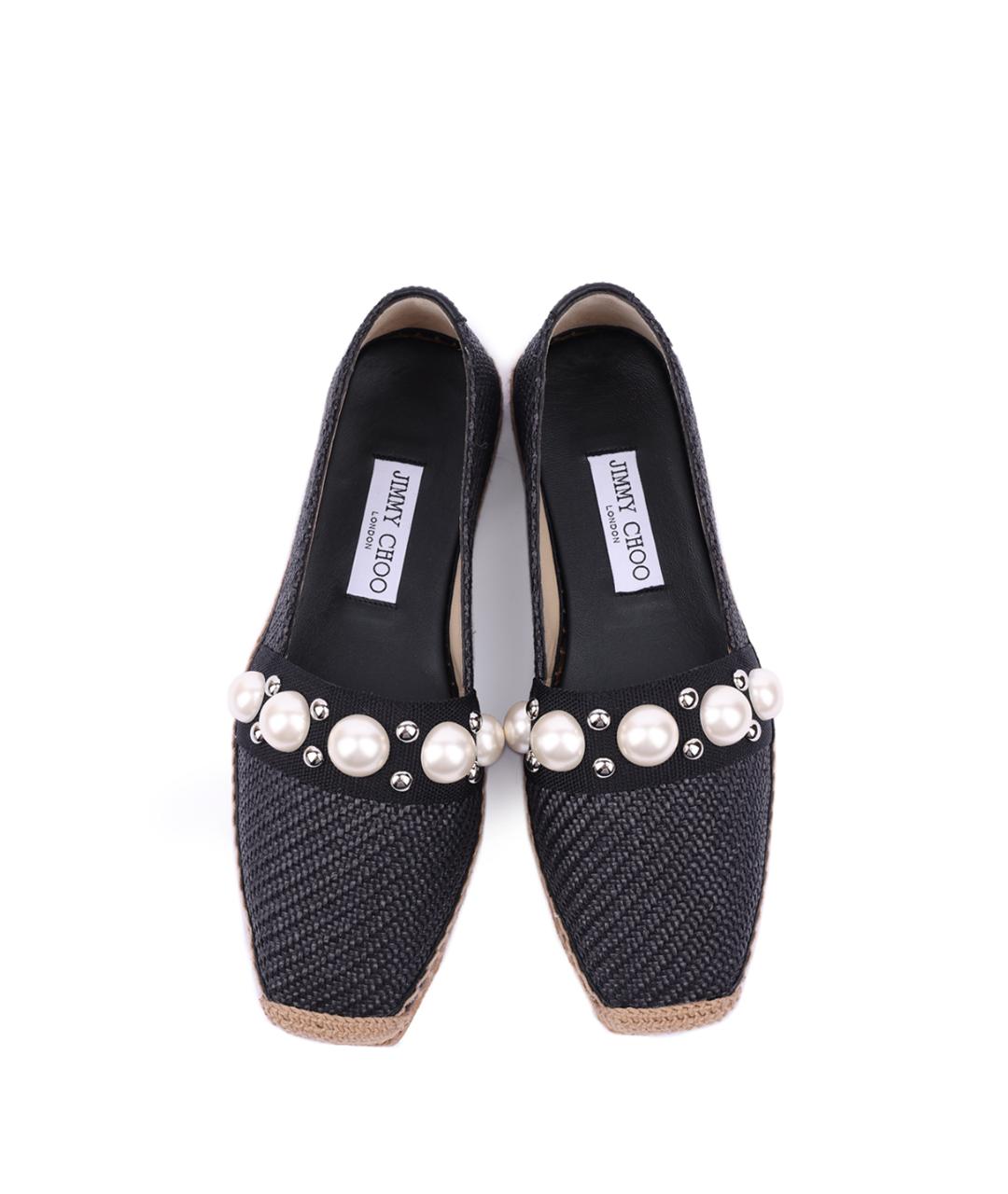 JIMMY CHOO Черные эспадрильи, фото 3
