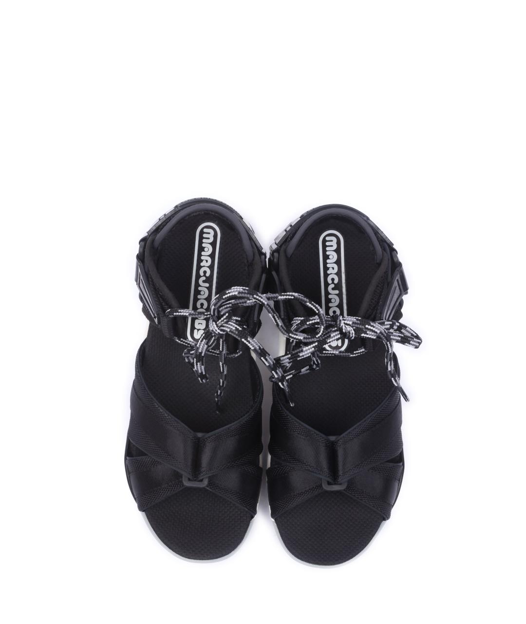 MARC JACOBS Черные сандалии, фото 4