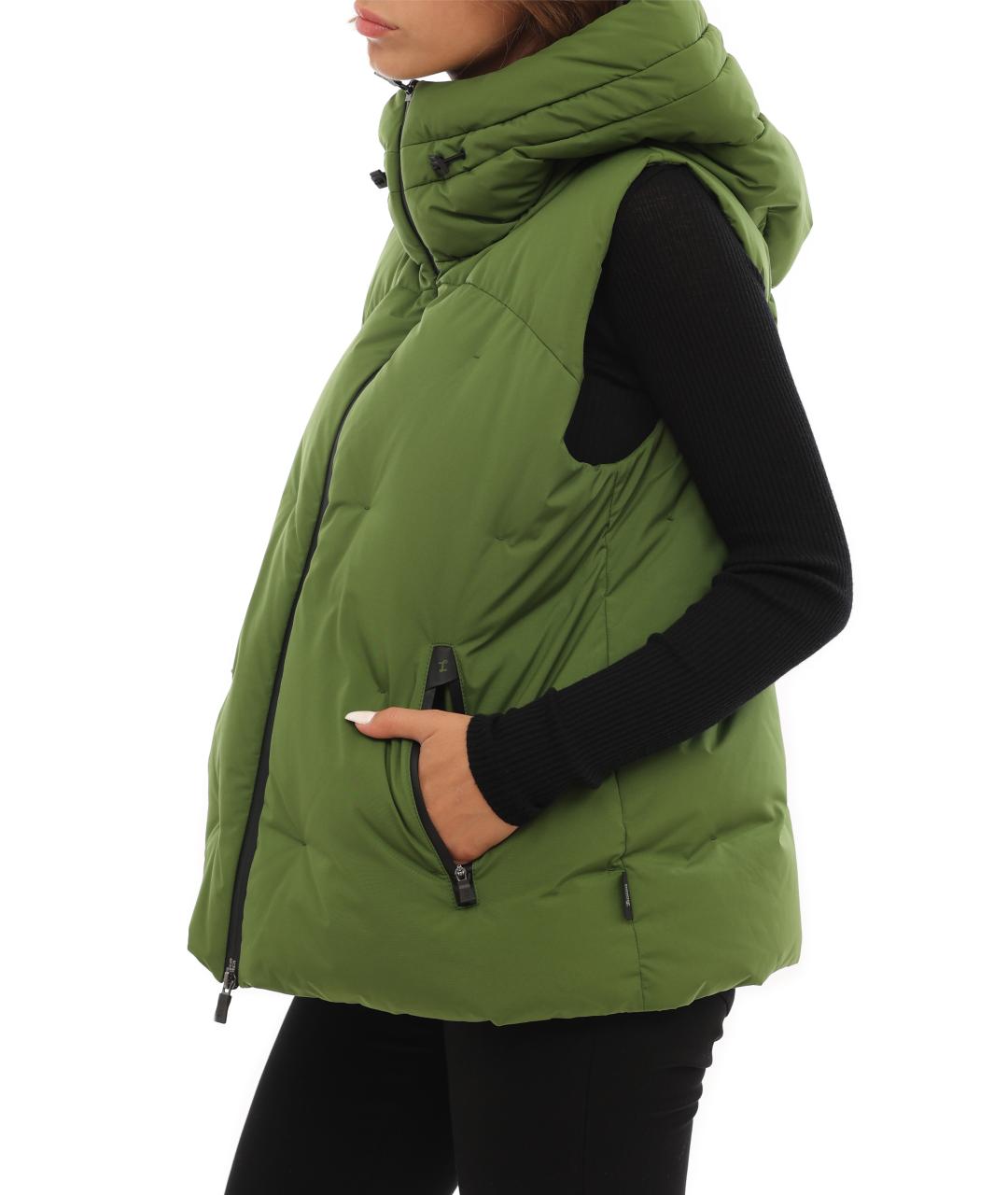 HERNO Зеленый жилет, фото 3