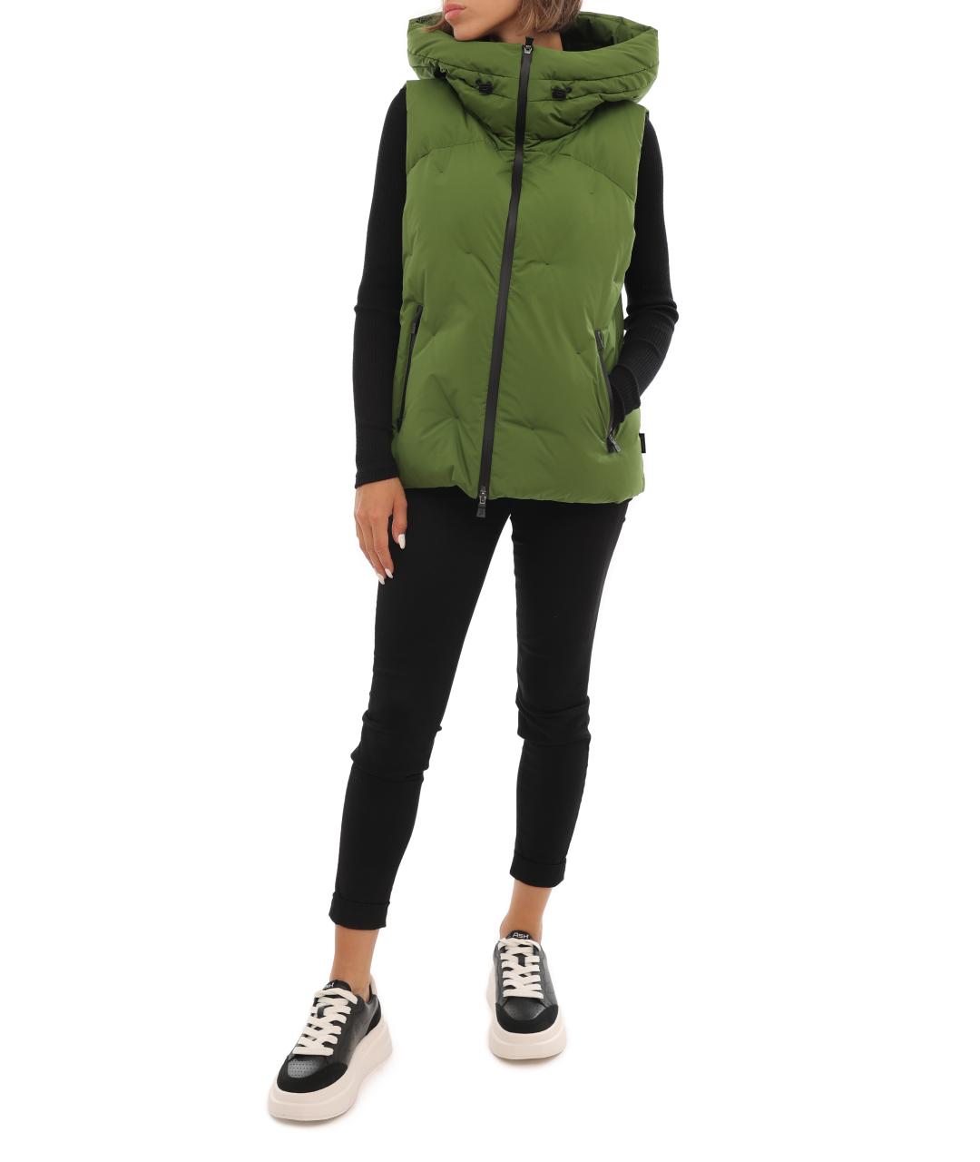 HERNO Зеленый жилет, фото 2