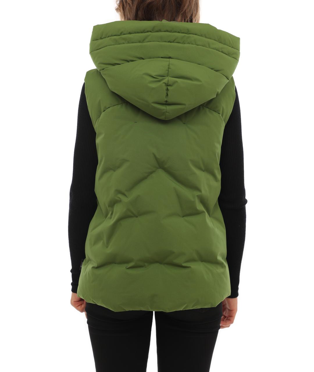HERNO Зеленый жилет, фото 6