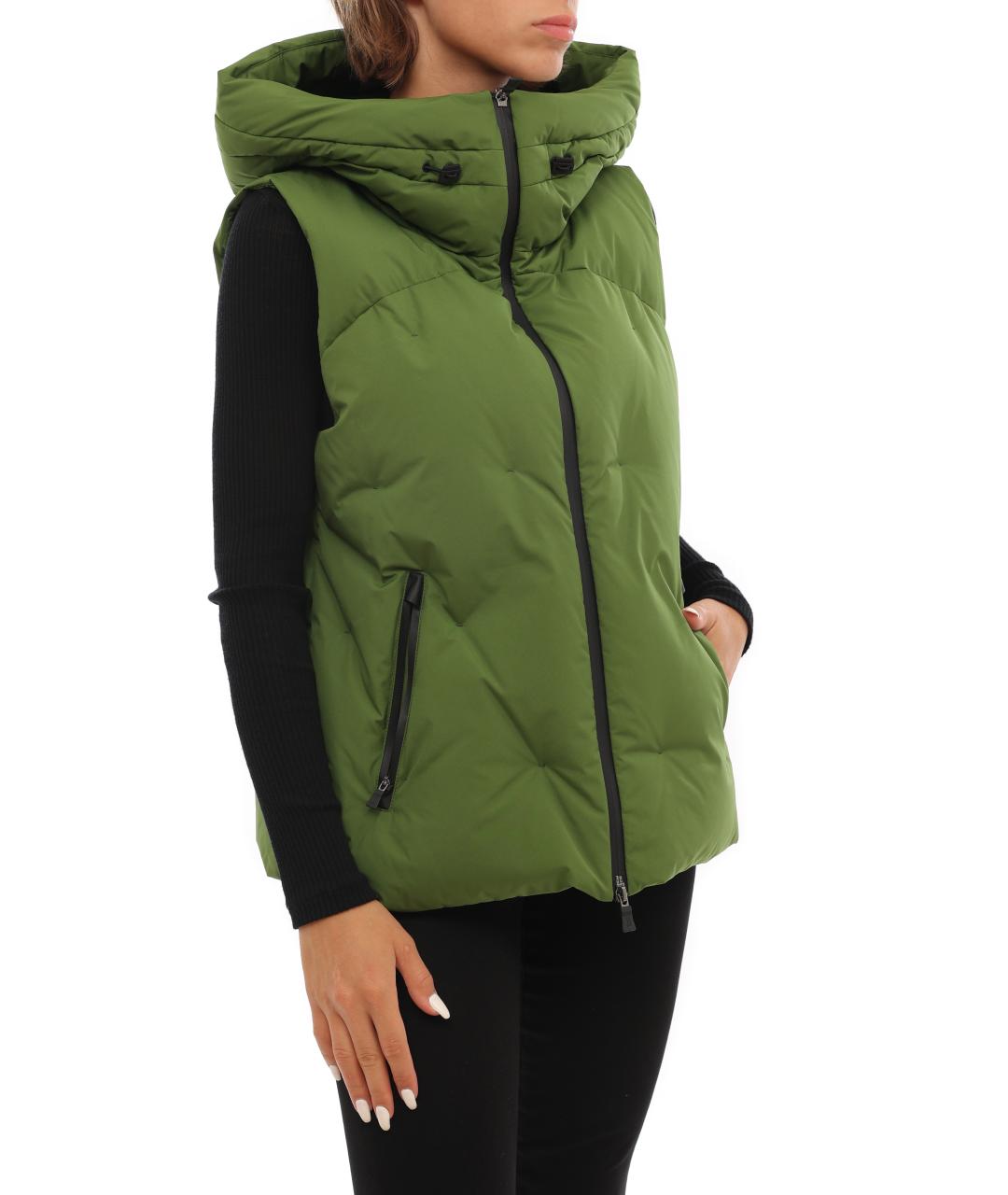 HERNO Зеленый жилет, фото 5