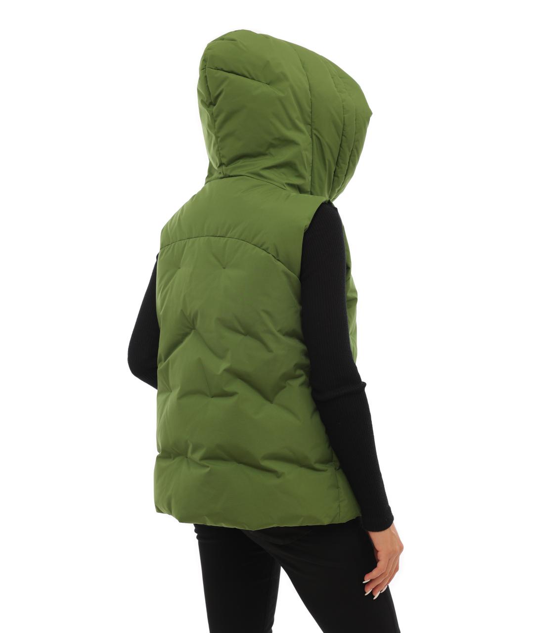 HERNO Зеленый жилет, фото 4