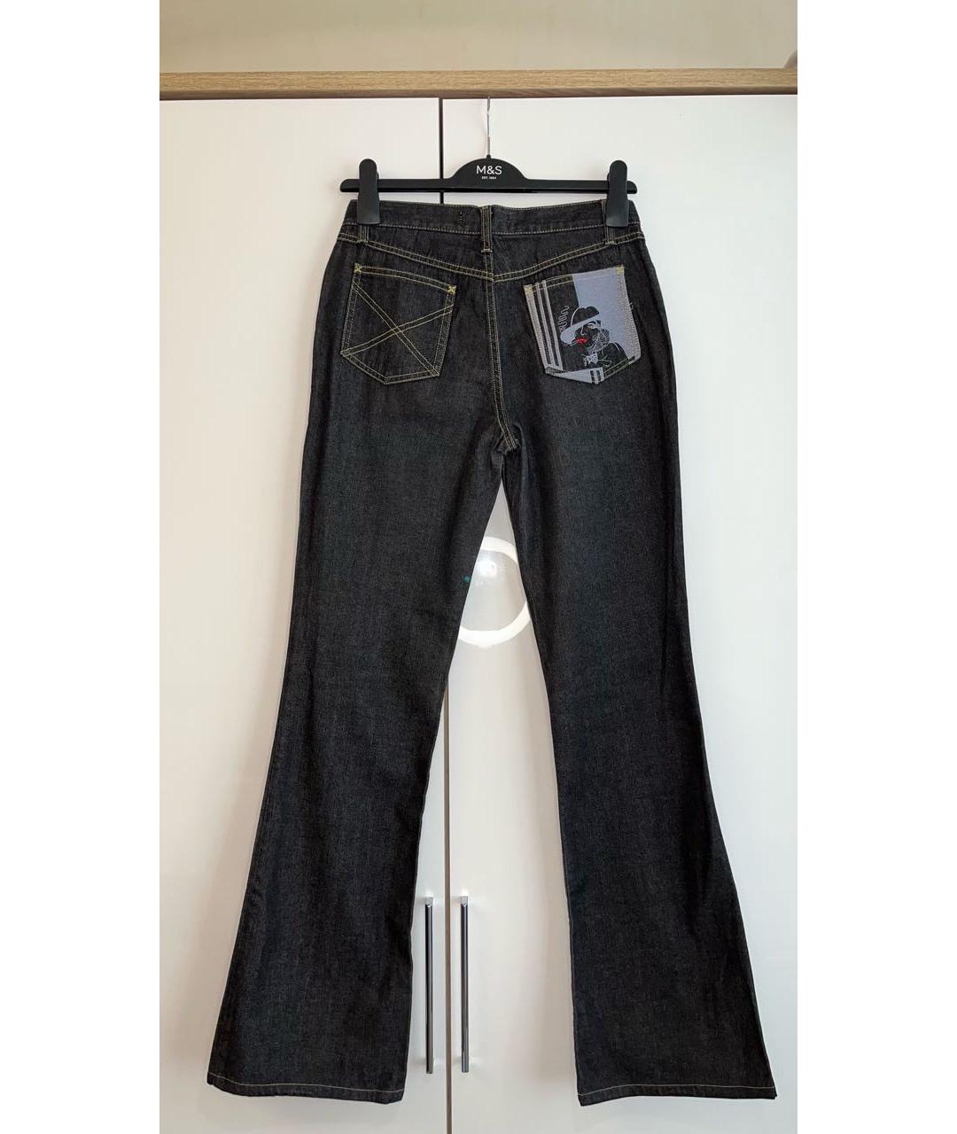 SEE BY CHLOE Черные хлопко-эластановые джинсы клеш, фото 2