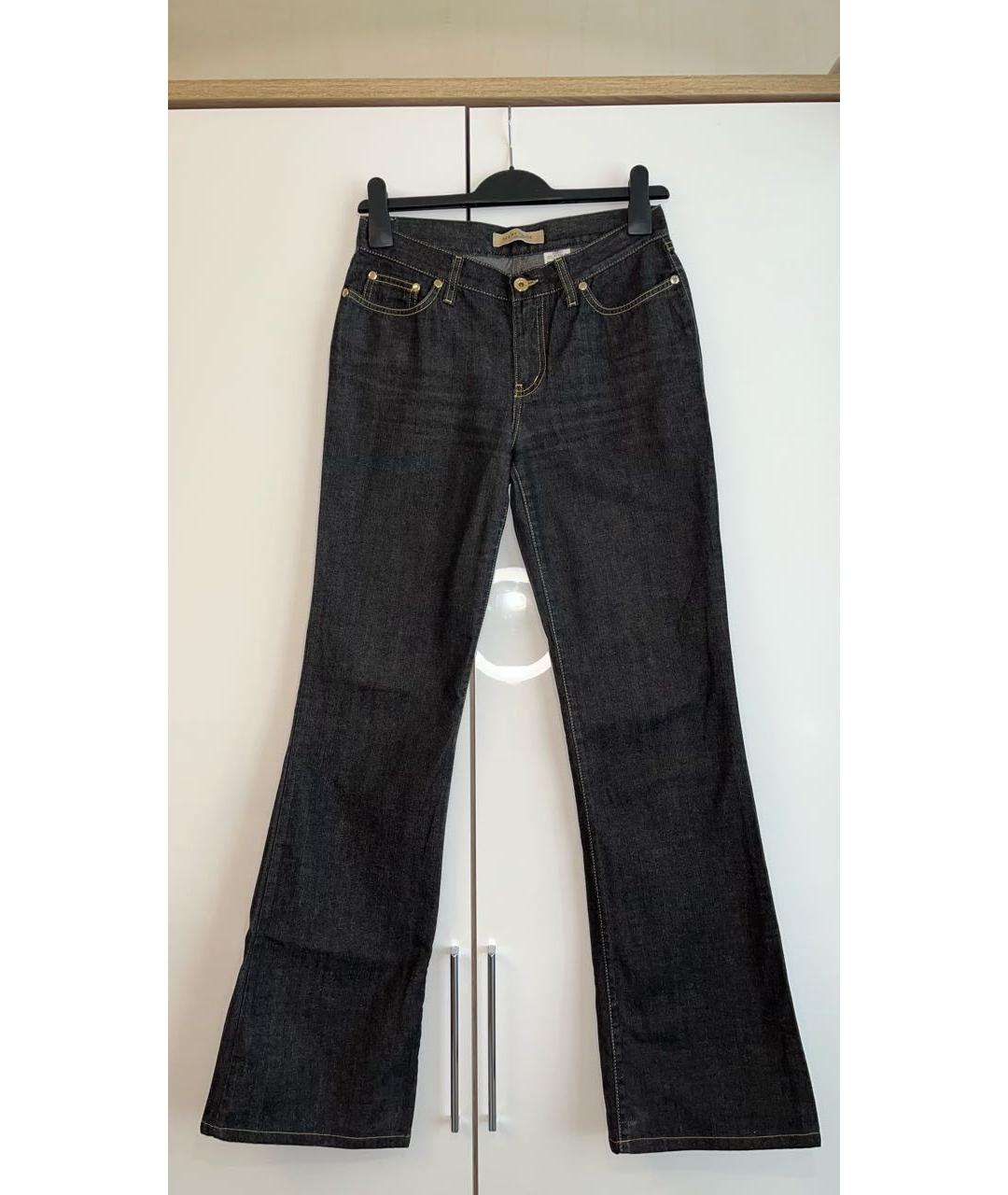 SEE BY CHLOE Черные хлопко-эластановые джинсы клеш, фото 6