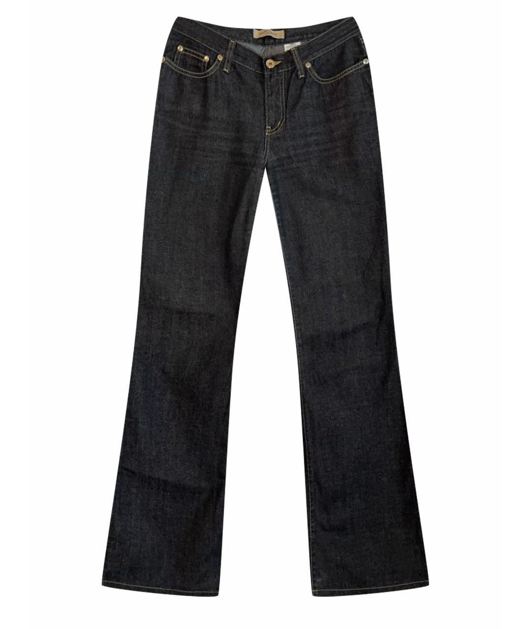 SEE BY CHLOE Черные хлопко-эластановые джинсы клеш, фото 1