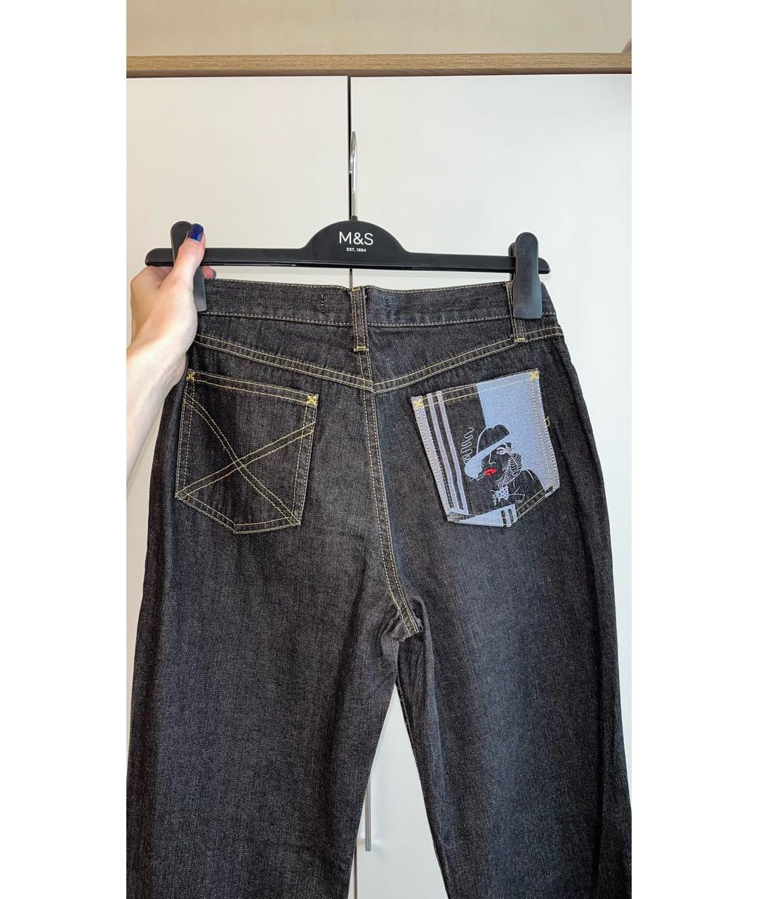 SEE BY CHLOE Черные хлопко-эластановые джинсы клеш, фото 3
